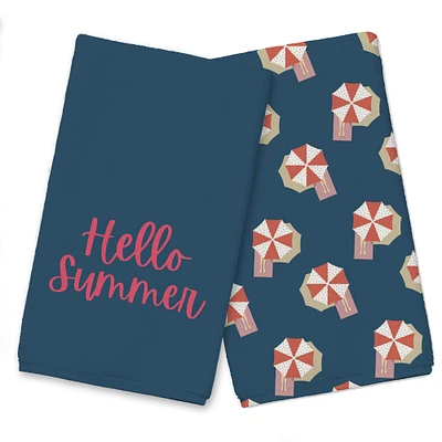 Hello Summer Tea Towel Set