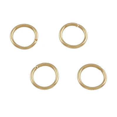 9mm Gold Jump Rings, 85ct. by Bead Landing™