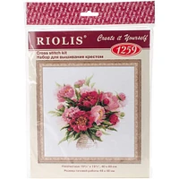 RIOLIS Peonies In A Vase Cross Stitch Kit