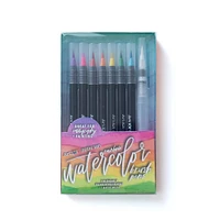 Art 101 Outer Space, Tropical Island & Rainbow Watercolor Brush Pen Sets