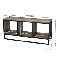 Household Essentials Jamestown TV Stand