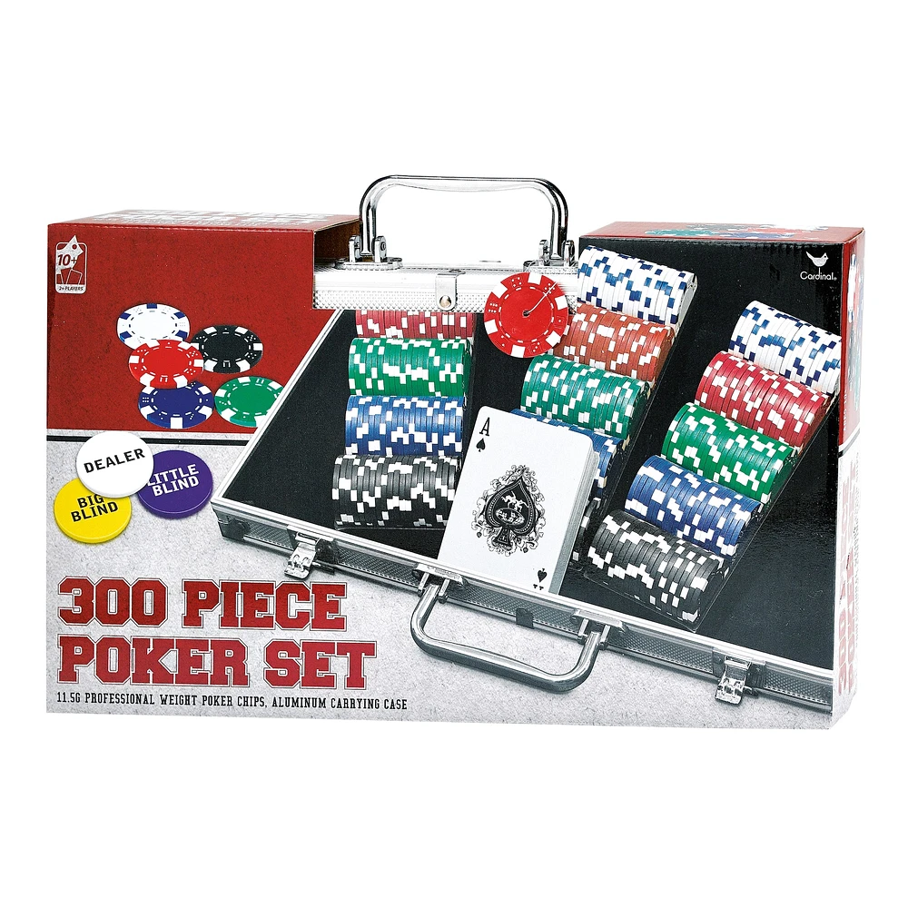 300 Piece Poker Set in Aluminum Carrying Case