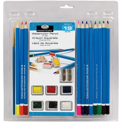 Royal & Langnickel® Essentials™ 19 Piece Watercolor Pencil Art Set