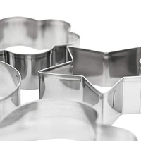 Martha Stewart Stainless Steel Cookie Cutter Set In Assorted Shapes, 5ct.
