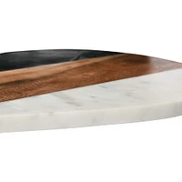 Marble & Acacia Wood Cutting Board with Handle