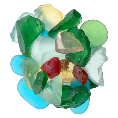 Mixed Aqua Sea Glass Gems By Ashland®
