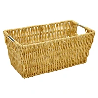 Simplify Small Natural Rattan Storage Basket