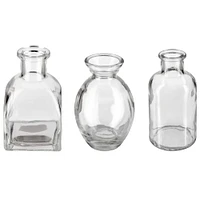 6 Packs: 12 ct. (72 total) Mixed Wedding Favor Glass Vases by Celebrate It™