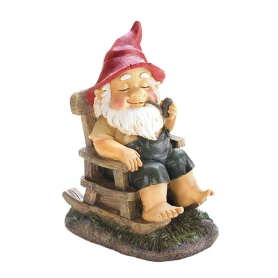 10.5" Rocking Chair Gnome