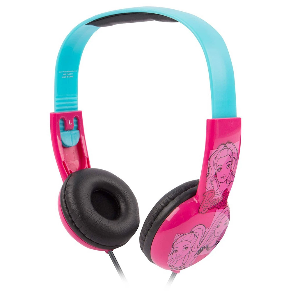 Barbie® Blue & Pink Kid-Safe Headphones