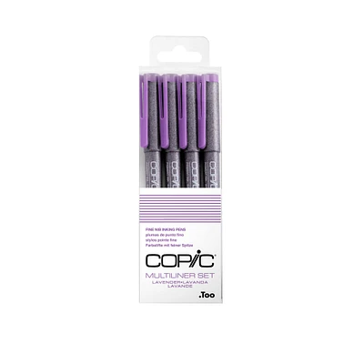 12 Packs: 4 ct. (48 total) Copic® Fine Lavender Multiliner Pens