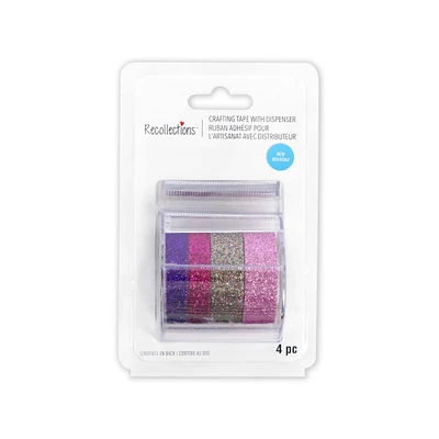 Pink Glitter Crafting Tape & Dispenser Set by Recollections™