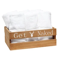 Elegant Designs Natural Rustic Towel Holder