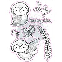 Craft Consortium Olivia the Owl A5 Clear Stamps
