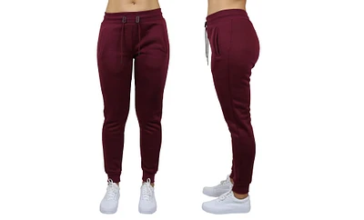 Galaxy by Harvic Slim Fit Heavyweight Fleece-Lined Women’s Joggers