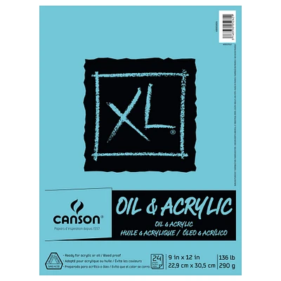 6 Pack: Canson® XL® Oil & Acrylic Pad, 9" x 12"