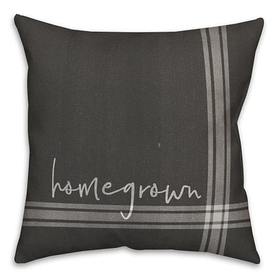 Home Grown Throw Pillow