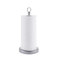 SunnyPoint Chrome Paper Towel Holder with Stainless Base