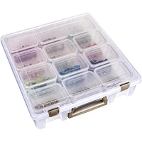 ArtBin® Super Satchel™ Translucent 12 Compartment Box
