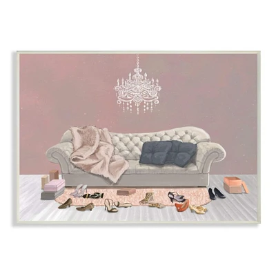 Stupell Industries Chic Living Room Plaque Wall Art