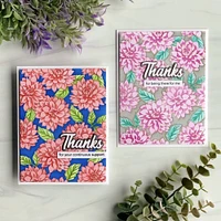 Pinkfresh Studio Darling Dahlias Layering Stencil Set