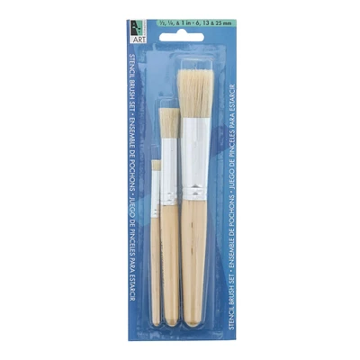 16 Packs: 3 ct. (48 total) Art Alternatives Stencil Brush Set