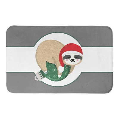 Designs Direct Sleepy Sloth Bath Mat, 34" x 21"