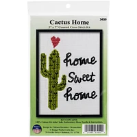 Design Works™ Cactus Home Cross Stitch Kit