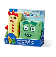 hand2mind® Numberblocks 3 & 4 Playful Pals Plush Set