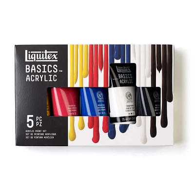 6 Packs: 5 ct. (30 total) Liquitex® BASICS™ Acrylic Color Value Set