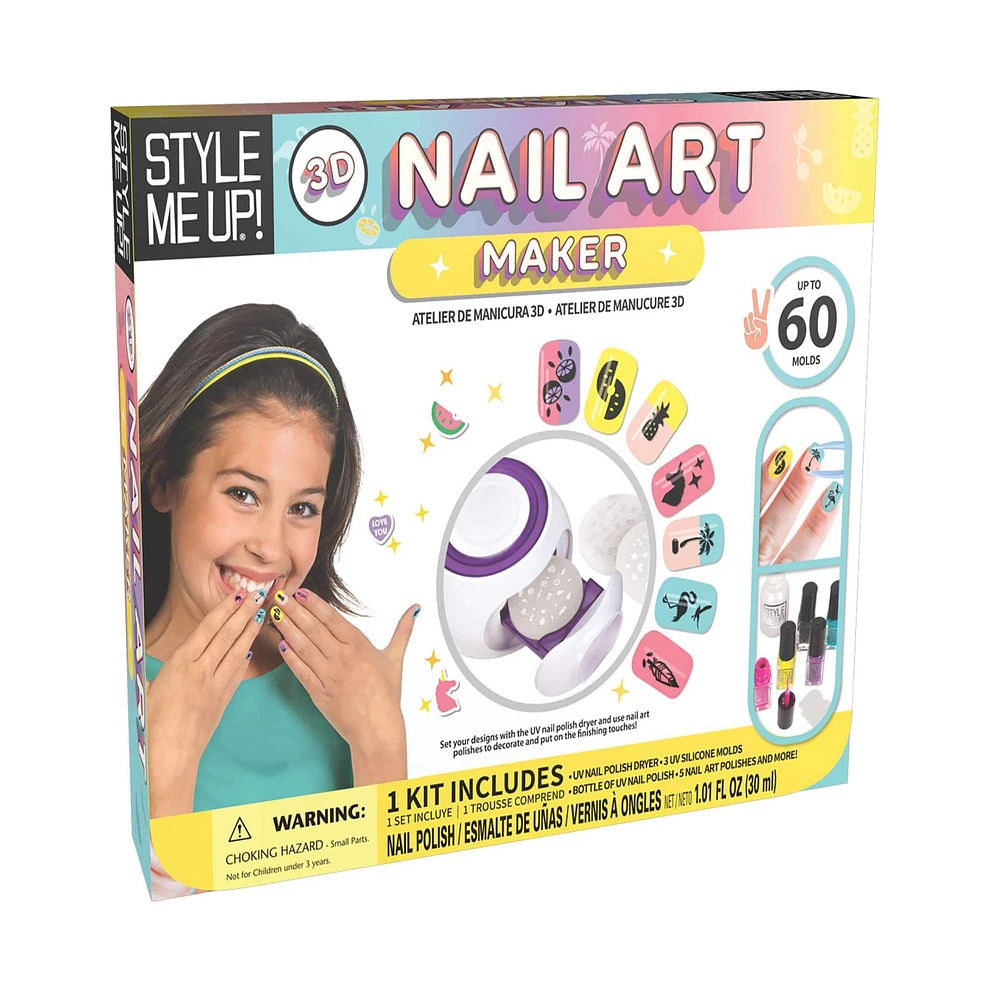 Style Me Up! 3D Nail Art Maker Activity Kit