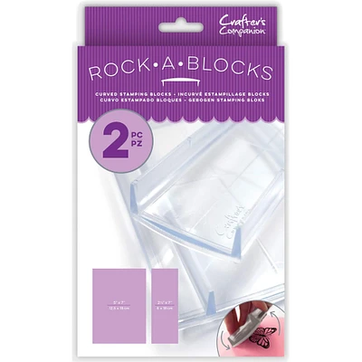 Crafter's Companion Clear Rock-A-Blocks Stamping Blocks Set