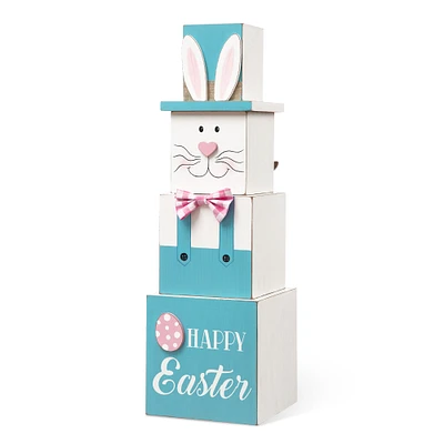 Glitzhome® 24" Double Sided Wooden Easter Porch Décor