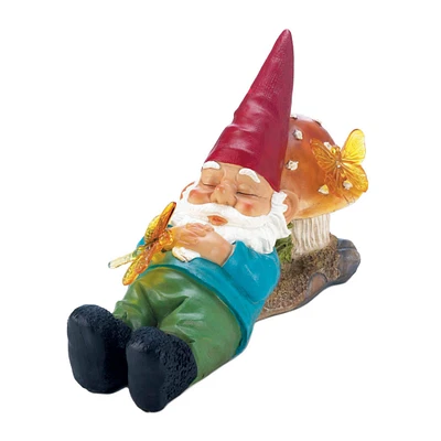 8" Solar-Powered Sleepy Gnome