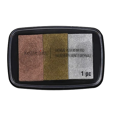 Treasure 3-Color Metallic Ink Pad by Recollections™ 