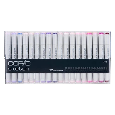 Copic® Sketch 72 Color Marker Set E