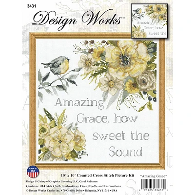 Design Works™ Amazing Grace Counted Cross Stitch Kit