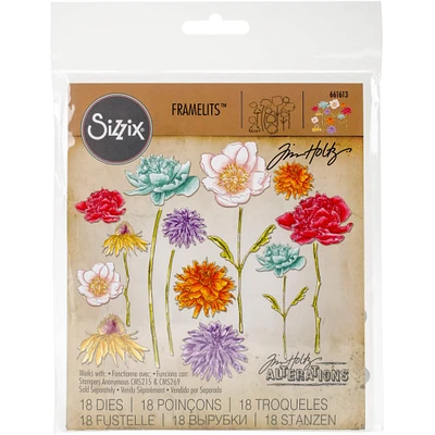 Sizzix® Framelits™ Flower Garden & Mini Bouquet Die Set by Tim Holtz®