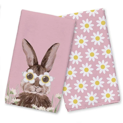 Daisy Sunny Bunny Tea Towel Set