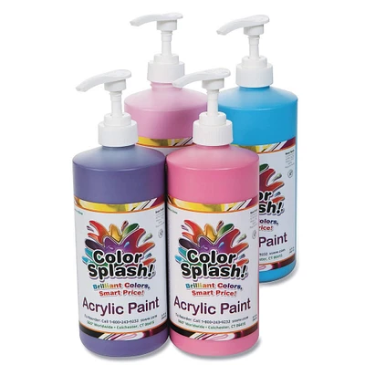 Color Splash!® 4 Color Acrylic Paint Set