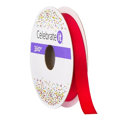 12 Pack: 3/8" x 10yd. Satin Double-Faced Ribbon by Celebrate It™ 360°™