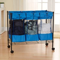 Household Essentials Laundry Sorter with Wheels