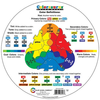 Color Wheel Co™ Colorsaurus™ Children's Color Wheel