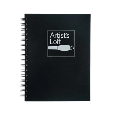 6 Pack: Black Hardcover Watercolor Book by Artist's Loft™, 5.5" x 8.5"