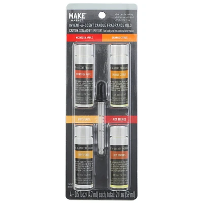Invent-a-Scent Farm Fresh Candle Fragrance Oil Set by Make Market®
