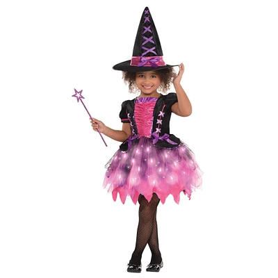 Toddler Light-Up Sparkle Witch Costume
