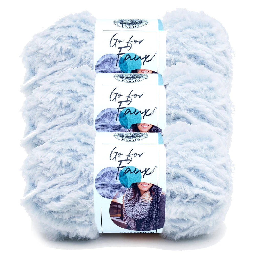 3 Pack Lion Brand® Go for Faux® Yarn