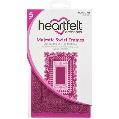 Heartfelt® Creations Majestic Swirl Frames Die Set