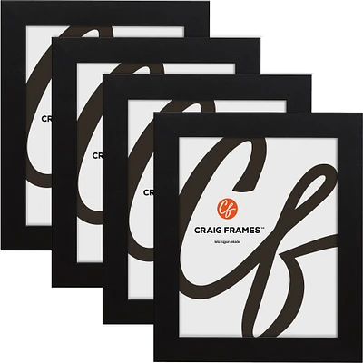 Pack Craig Frames Bauhaus Mystic Satin Black Picture Frame