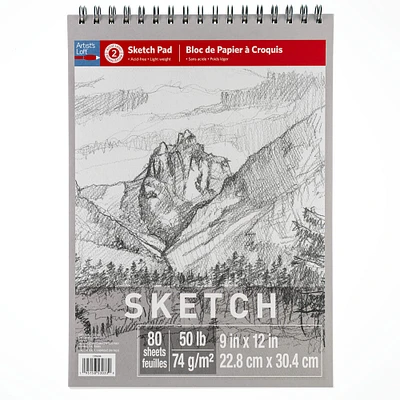 12 Pack: Sketch Pad by Artist's Loft™, 9" x 12"